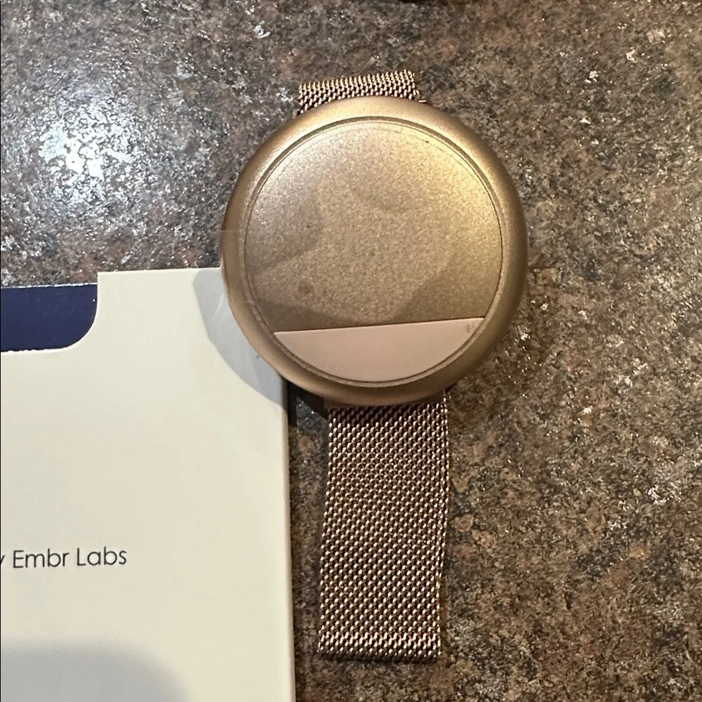 Embr Wave 2 Temperature Wristband for Hot Flashes & Sleep Rose Gold menopause